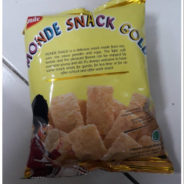 

Cemilan Monde snack gold