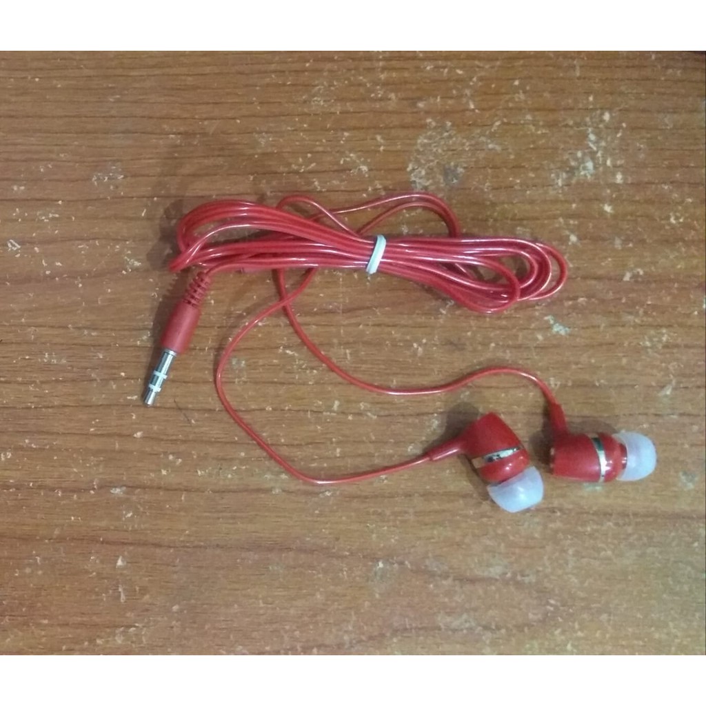 EARPHONE MP3 PRO COLORFULL - MERAH