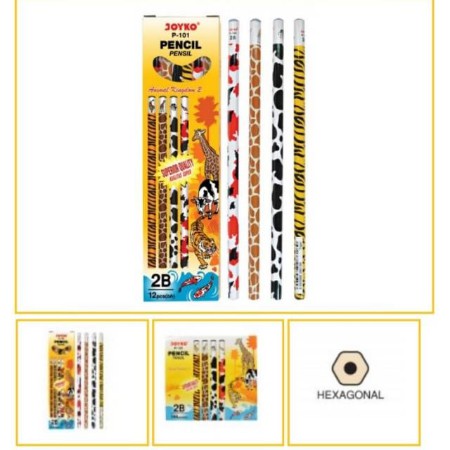 

PENSIL 2B JOYKO P-101 perlusin = 12 pcs