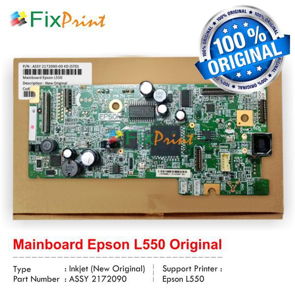 Board Printer Epson L550  Mainboard L550  Motherboard L550 New Original  Part Number 2172091 00