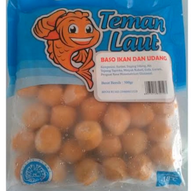 

Teman Laut Baso Ikan & Udang 500gr
