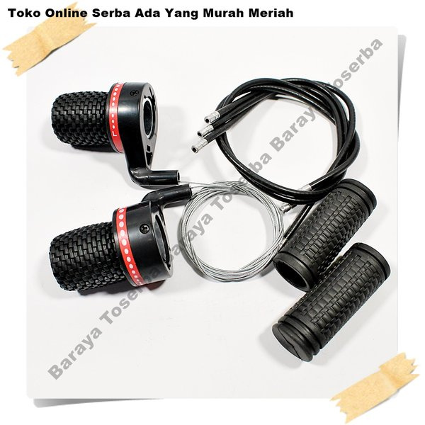Shifter INTER  1 SET Model Vespa Operan gigi Grip 1 Set mtb seli sepeda