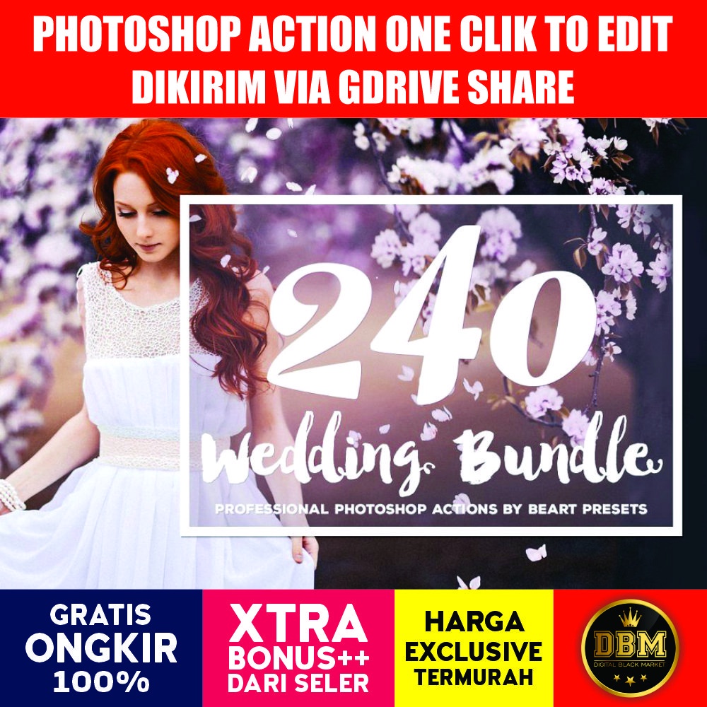 The Best Wedding Photoshop Actions Set