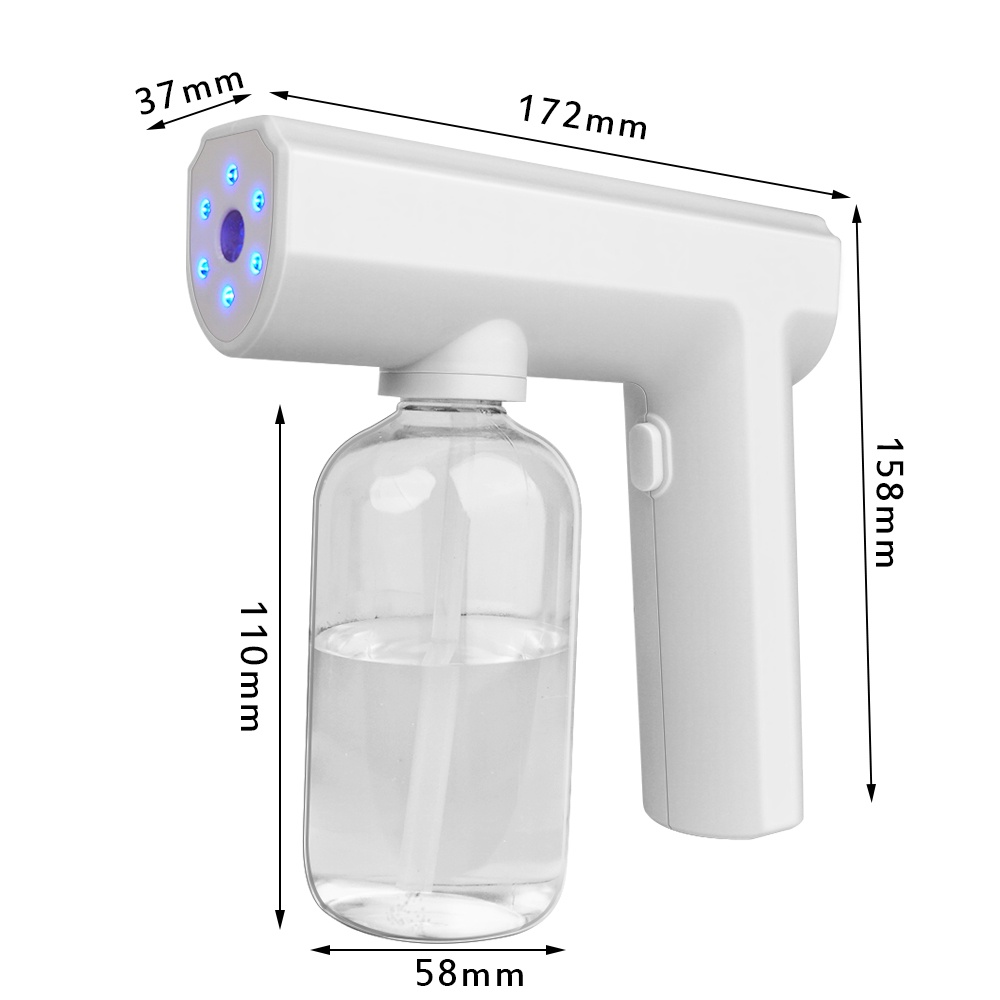 Nano Spray Gun Disinfectant Portable Steam UV Sterilizer Recharge