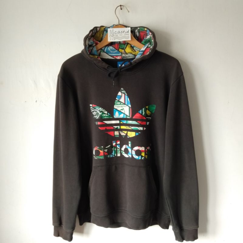 adidas label sweat hoodie