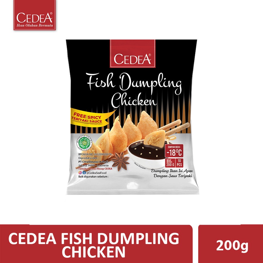 CEDEA FISH DUMPLING CHICKEN 200GR