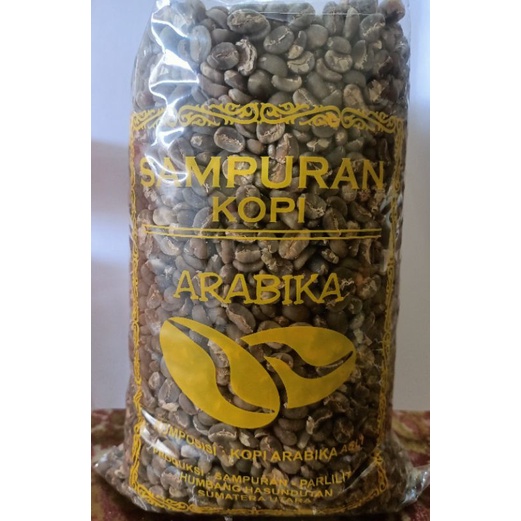 bijikopi mentah arabika pilihan green bean