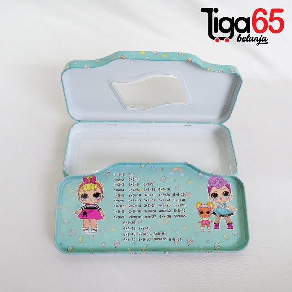 365 PENCIL CASE #40790 Tempat Pensil / Pouch Penyimpanan Besar / Pencil Case Magnet