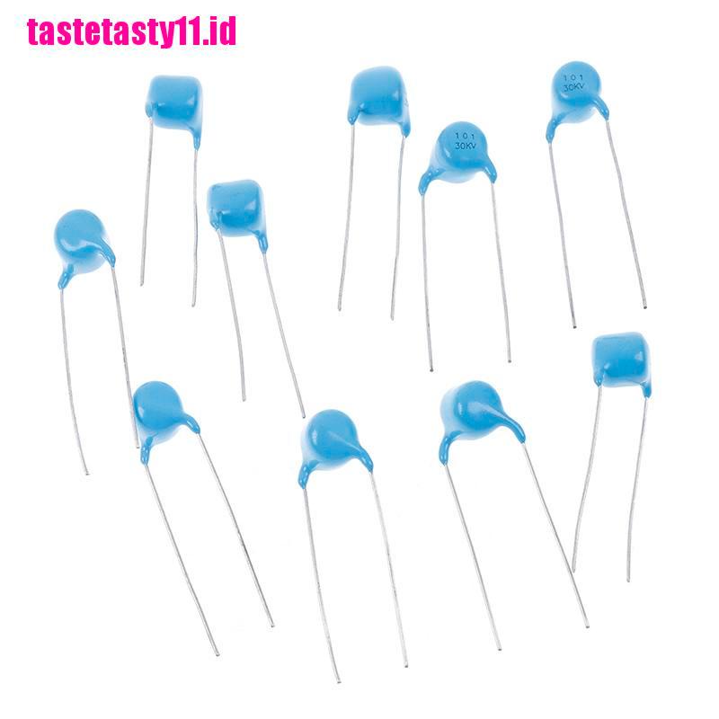 【TTID】10Pcs 30KV 100P 100PF 101 high voltage ceramic capacitor 30KV 101K