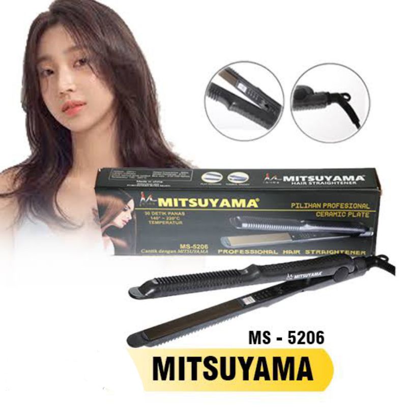 Alat Catok Rambut MS-5206 catok rambut lurus keramik MITSUYAMA