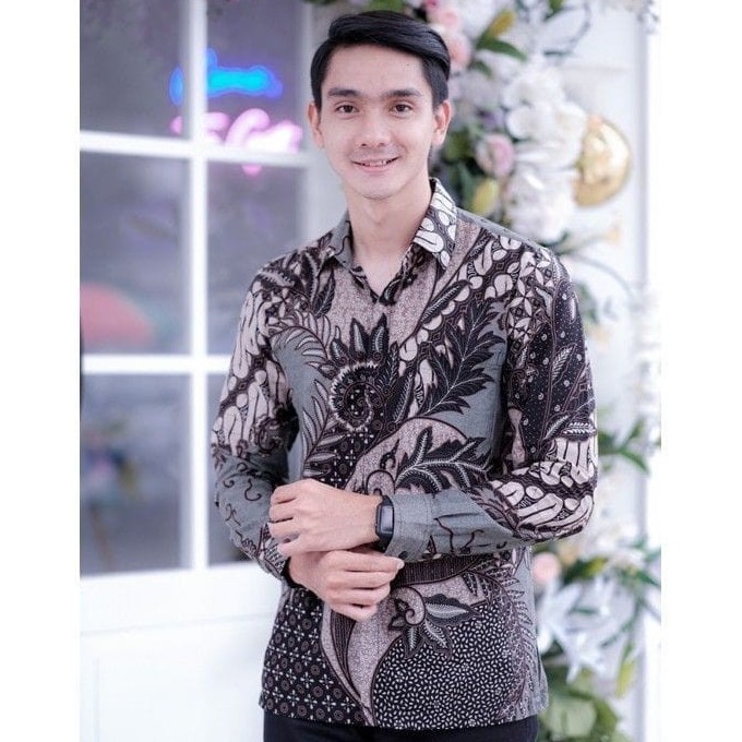 Set Kebaya Asyifa - Kebaya Modern Kebaya Couple Tunangan Lamaran Baju Wisuda Batik Brukat Terbaru-KEMEJAnya (Rose)