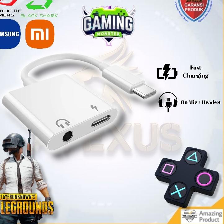 ✧Promo❆ Type C 2 in 1 Adapter Aux Audio Hifi DAC Adapter USB C to 3.5mm Earphone Jack Fast Charging 