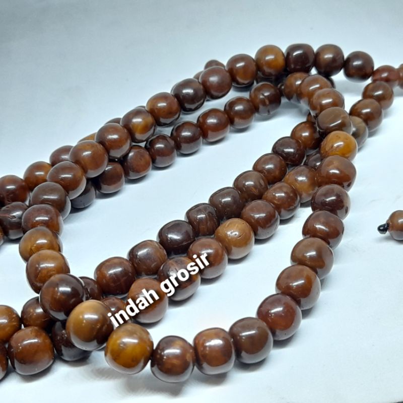 TASBIH KAOKA 10MM COKLAT 99BUTIR NATURAL