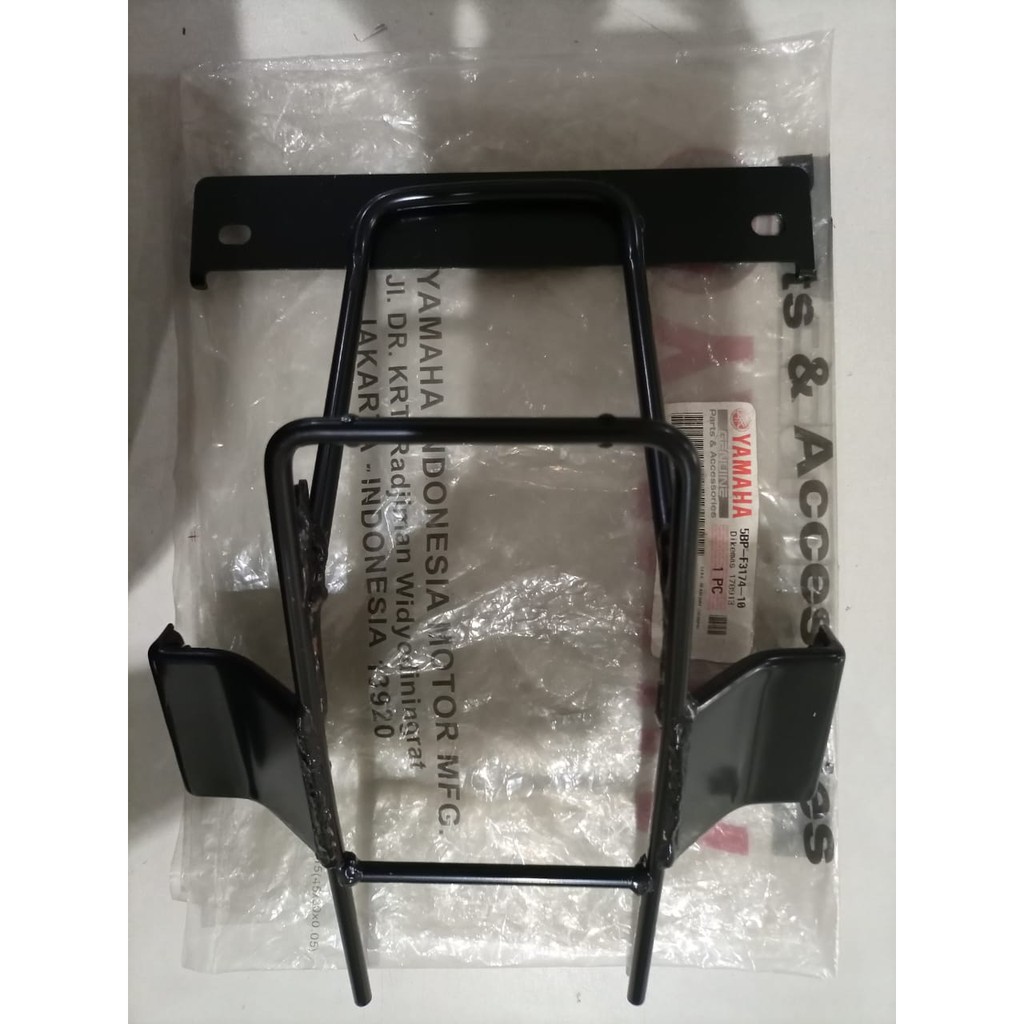 BRAKET BREKET DUDUKAN REFLEKTOR DAN NOPOL ORIGINAL YAMAHA RX KING NEW,SCORPIO/STAY HEADLIGHT 5BP