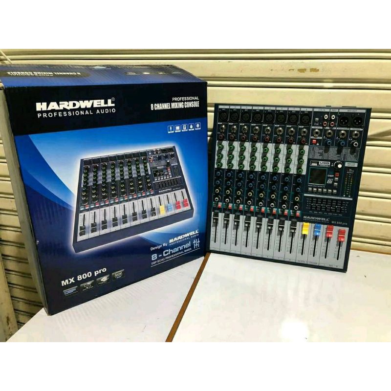 Mixer Hardwell Mx 800 Pro 8 channel Original Mixer audio