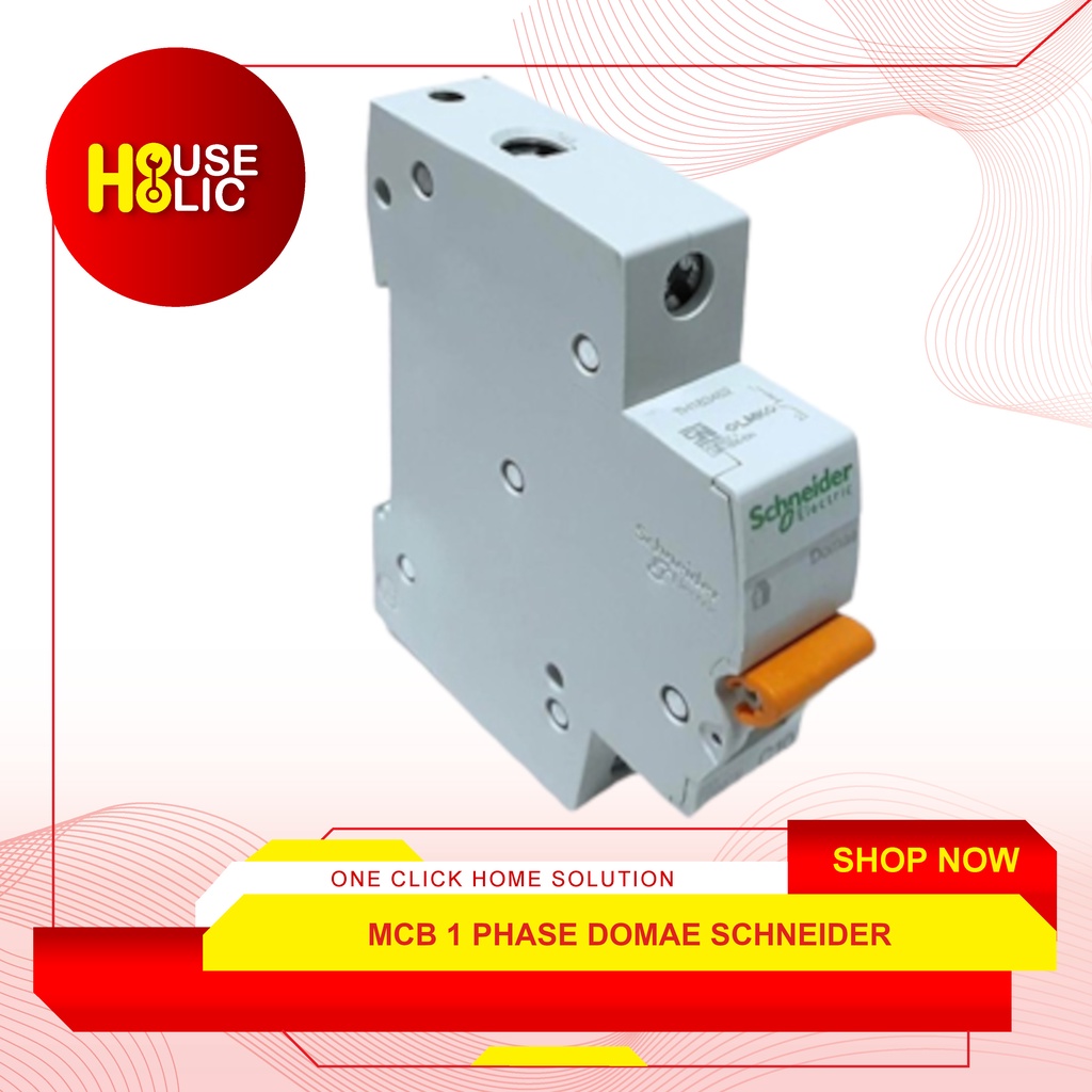 MCB 1 Pase C 4 A / 1 Phase 4 Amper Ampere / MCB Schneider