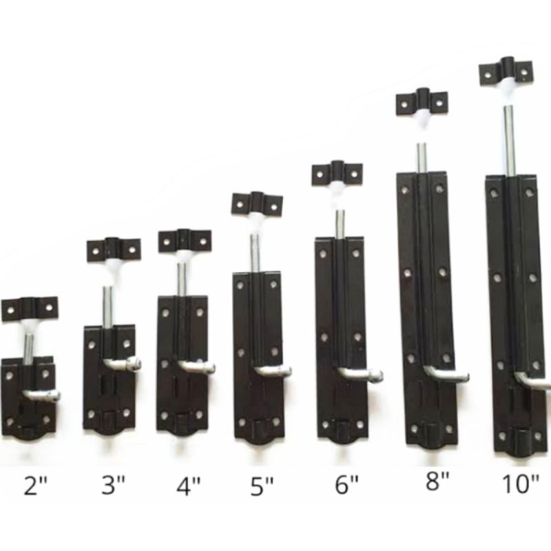 GRENDEL JENDELA/PINTU PLAT HITAM