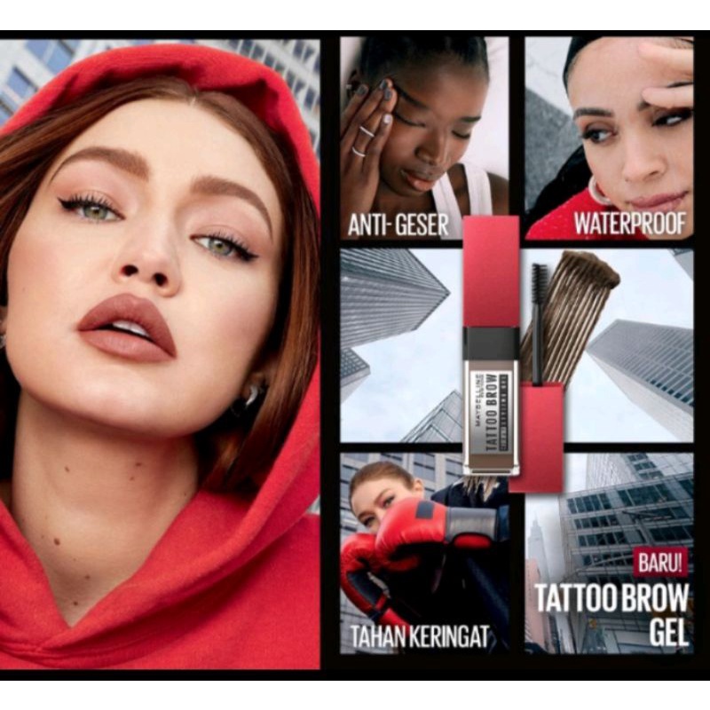 Maybelline Tatto Brow 3days gel / brow gel mascara alis