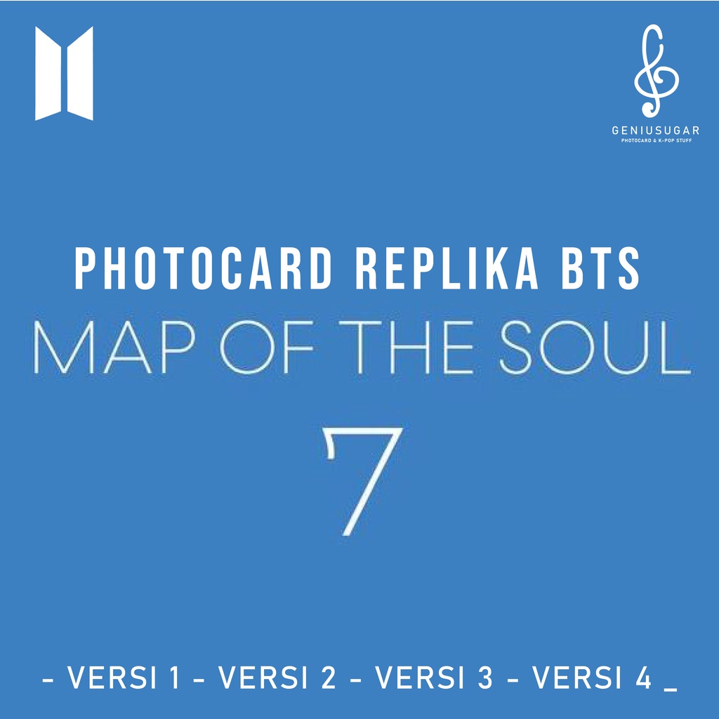 [REPLIKA BTS] PHOTOCARD MOTS 7 VER 1 2 3 4 UNOFFICIAL