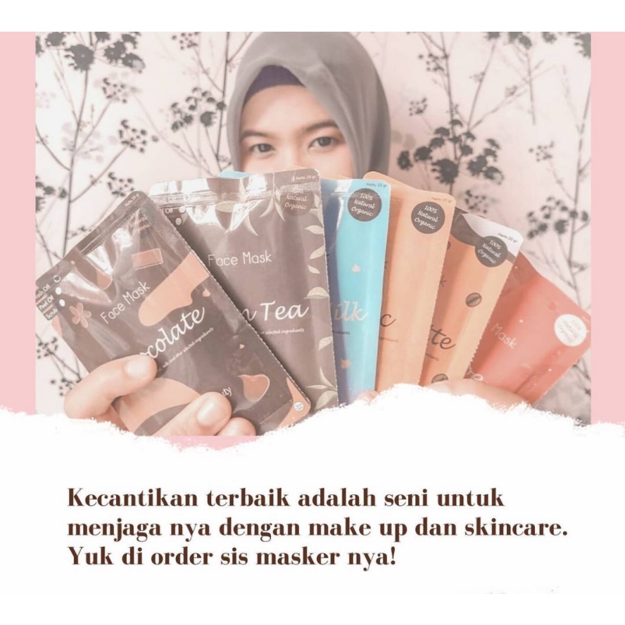Masker Organik Anak Viral Tiktok - Masker Organik BPOM - Masker Organik Murah - Masker Organik Melly