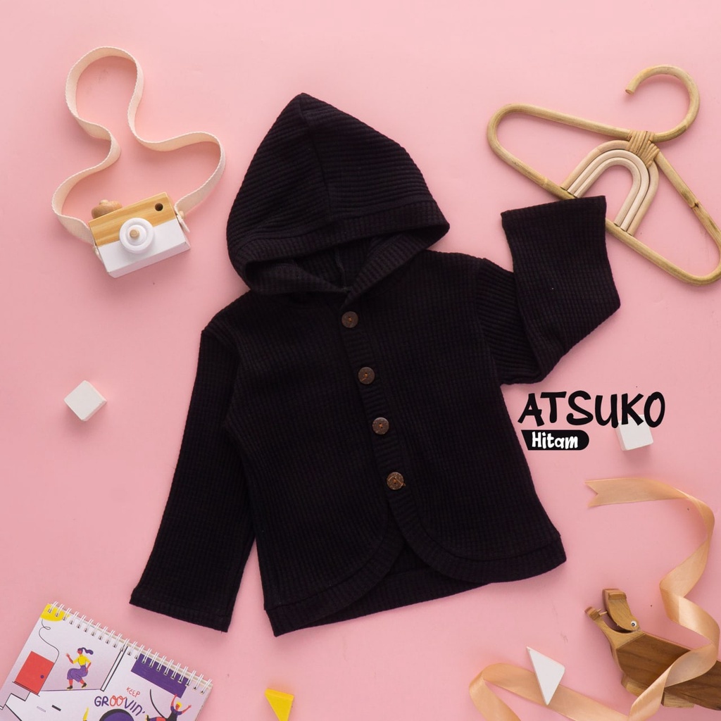 Nauree - Hoodie Set Atsuko Anak Perempuan 1 2 3 4 5 6 Tahun Setelan Anak Bahan Cotton Combad 30s Tebal Adem Nyaman Dipakai Menyerap Keringat Dingin Tidak Panas Lembut Halus Premium Celana Karet Jahitan Rapi Model Lucu Untuk Jalan Jalan