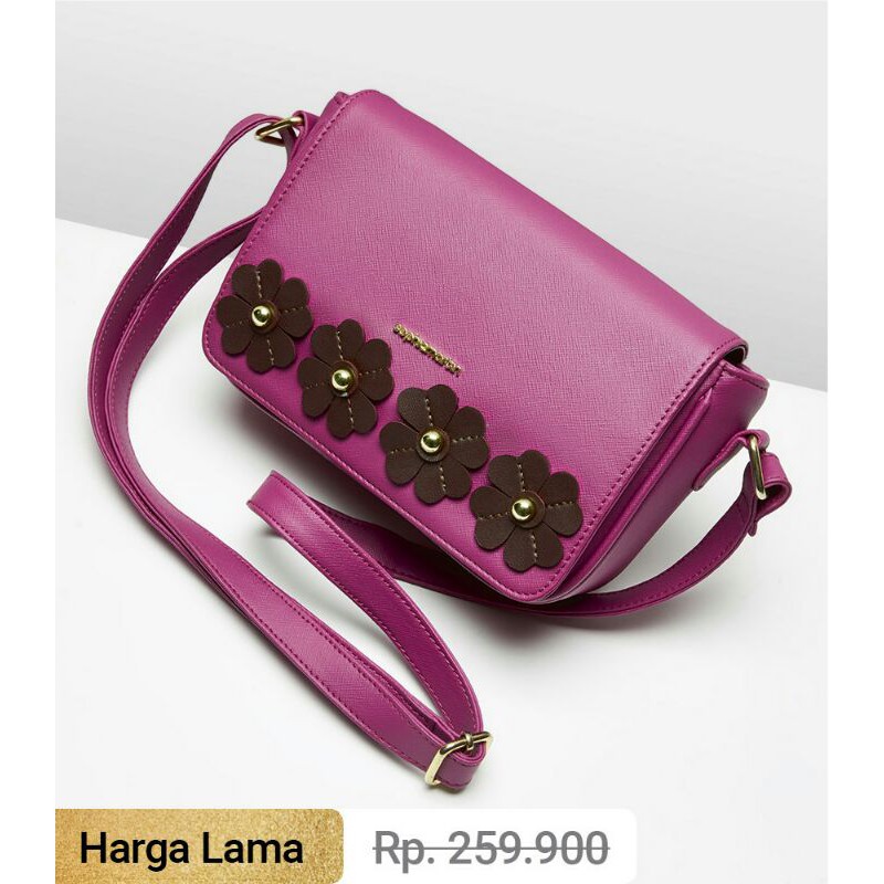 TAS SELEMPANG SOPHIE MARTIN PARIS /TAS DANCY /ReffT6804M1/TAS SOPHIE WARNA MAGENTA
