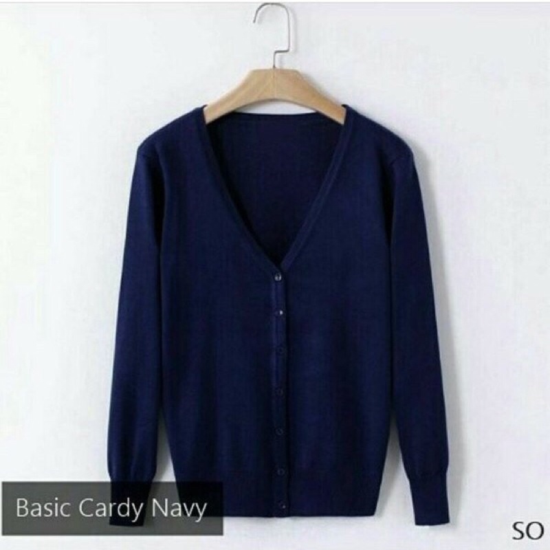 Basic Cardigan Rajut Wanita Premium / Basic Knit Cardy Premium / Cardigan Basic Knit Cotton Premium / Sweater Rajut Wanita