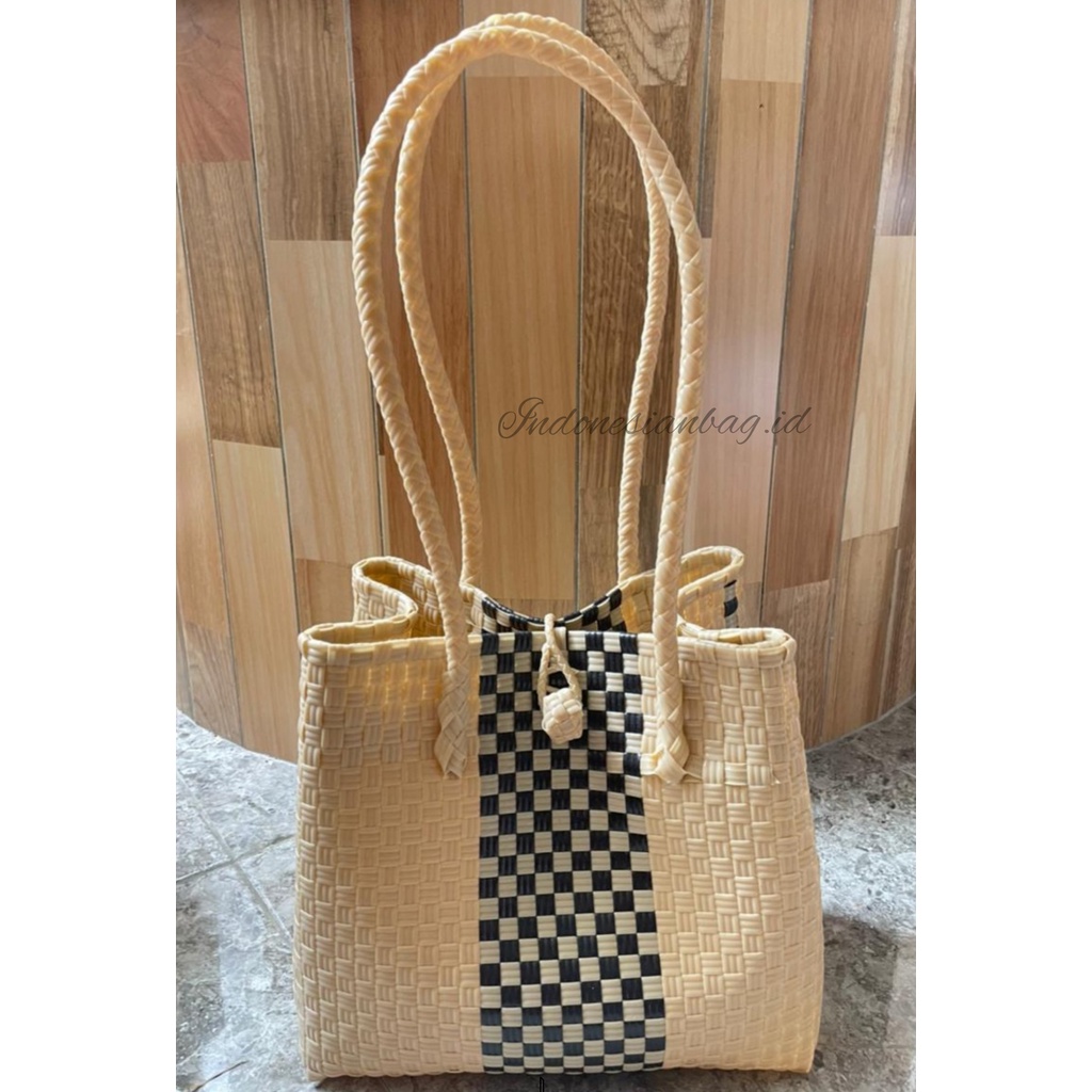 Tas Anyaman Jali Pastel Motif // Tote Bag Anyaman Jali Pastel Motif PART 2