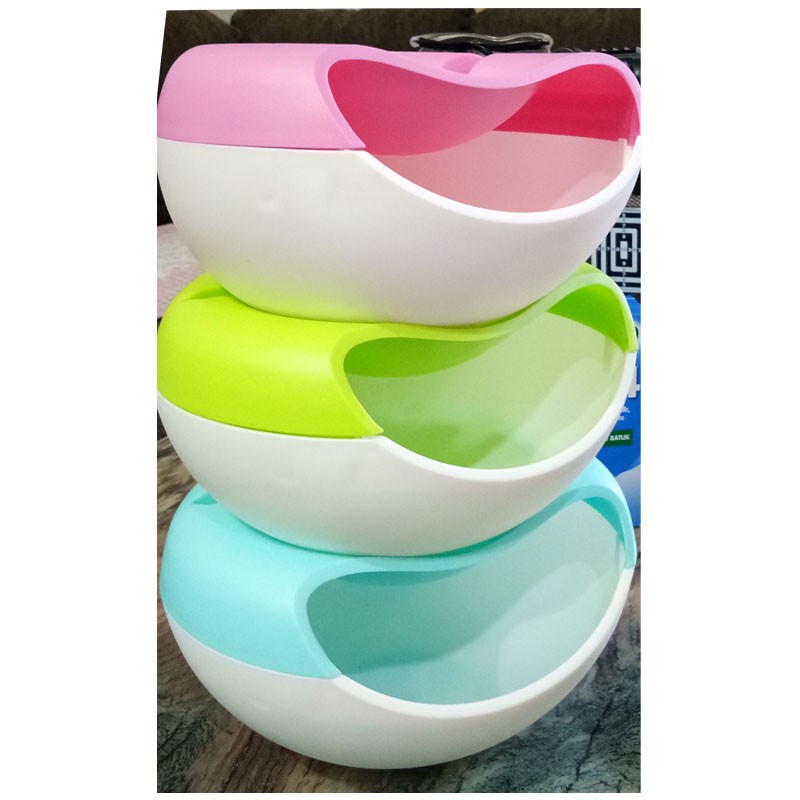 Mangkok Serba Guna Fruit Platter Snacks Bowl Phone Holder Storage Box Doky