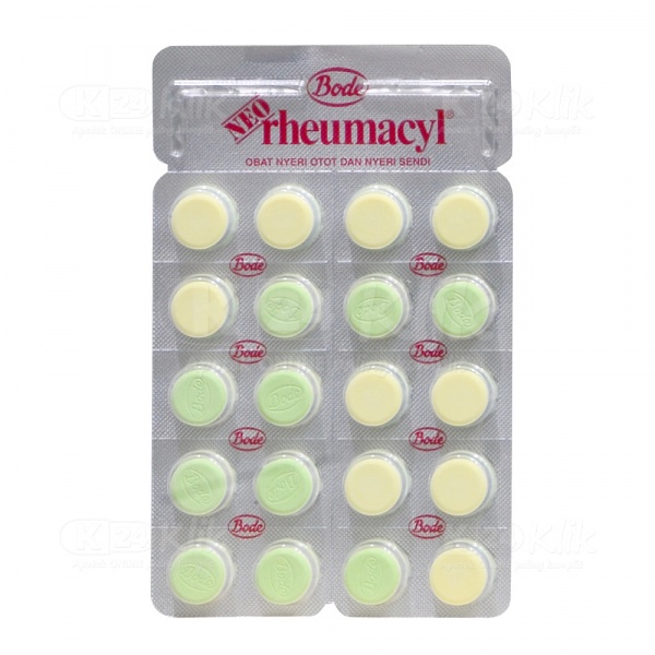 NEORHEUMACYL STRIP ISI 20 TABLET NEO RHEUMACYL PARACETAMOL IBUPROFEN