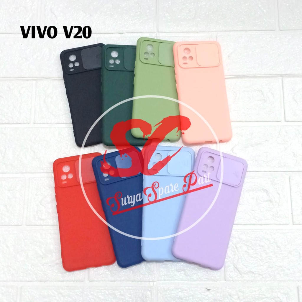 SOFTCASE SLIDE CAMERA PROTECTOR VIVO Y20 Y20S Y12S VIVO Y51 Y51A Y53S VIVO V20