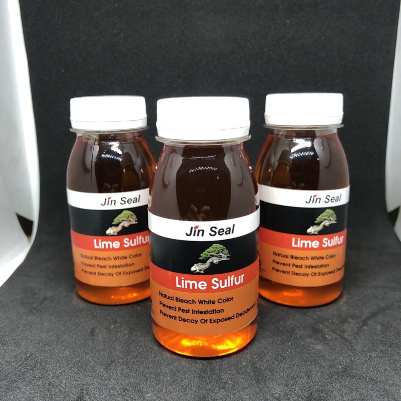 Lime sulfur 100 ml untuk deadwood bonsai jin seal batang mati
