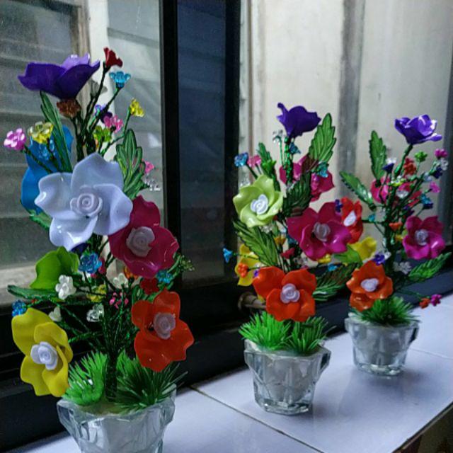 Pajangan Bunga Hias Akrilik D Rainbow Dekorasi Akrilik