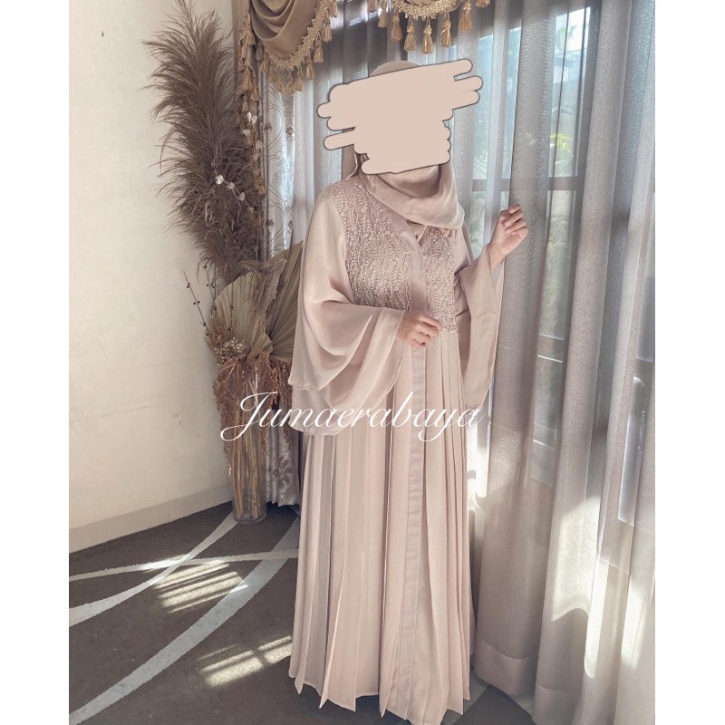 Abaya Shifon plisket Raya collection2021 / abaya premium