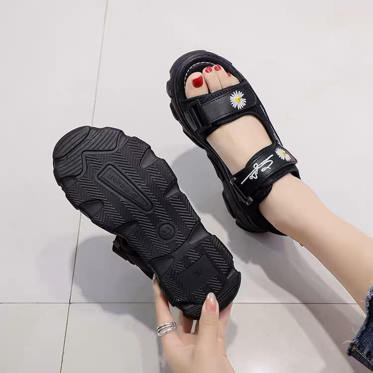 Free Box Sandal Wedges Gunung Wanita Import Sandal Wanita Korea Mode Sepatu Import  NS1832