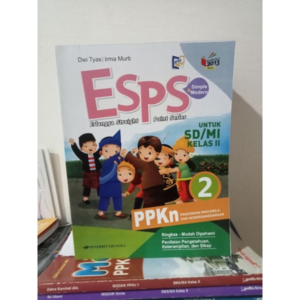 buku esps PPKn kelas 2 SD Erlangga