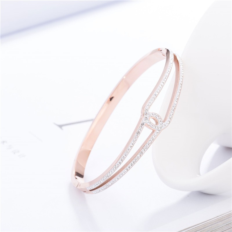 [NEW] Gelang Bracelet Wanita Aksesoris Titanium Korea Trendy Cocok Hadiah Elegant GK084