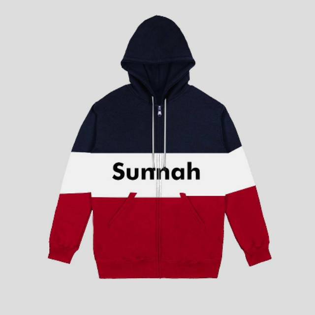 JAKET ZIPHOOD SUNNAH HATF