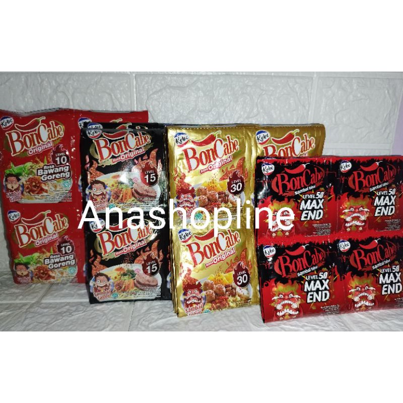 

Cabe Bubuk Boncabe per 5pc / chili powder / condiment