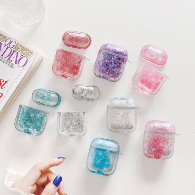 airpods gen 1 2 pro case glitter