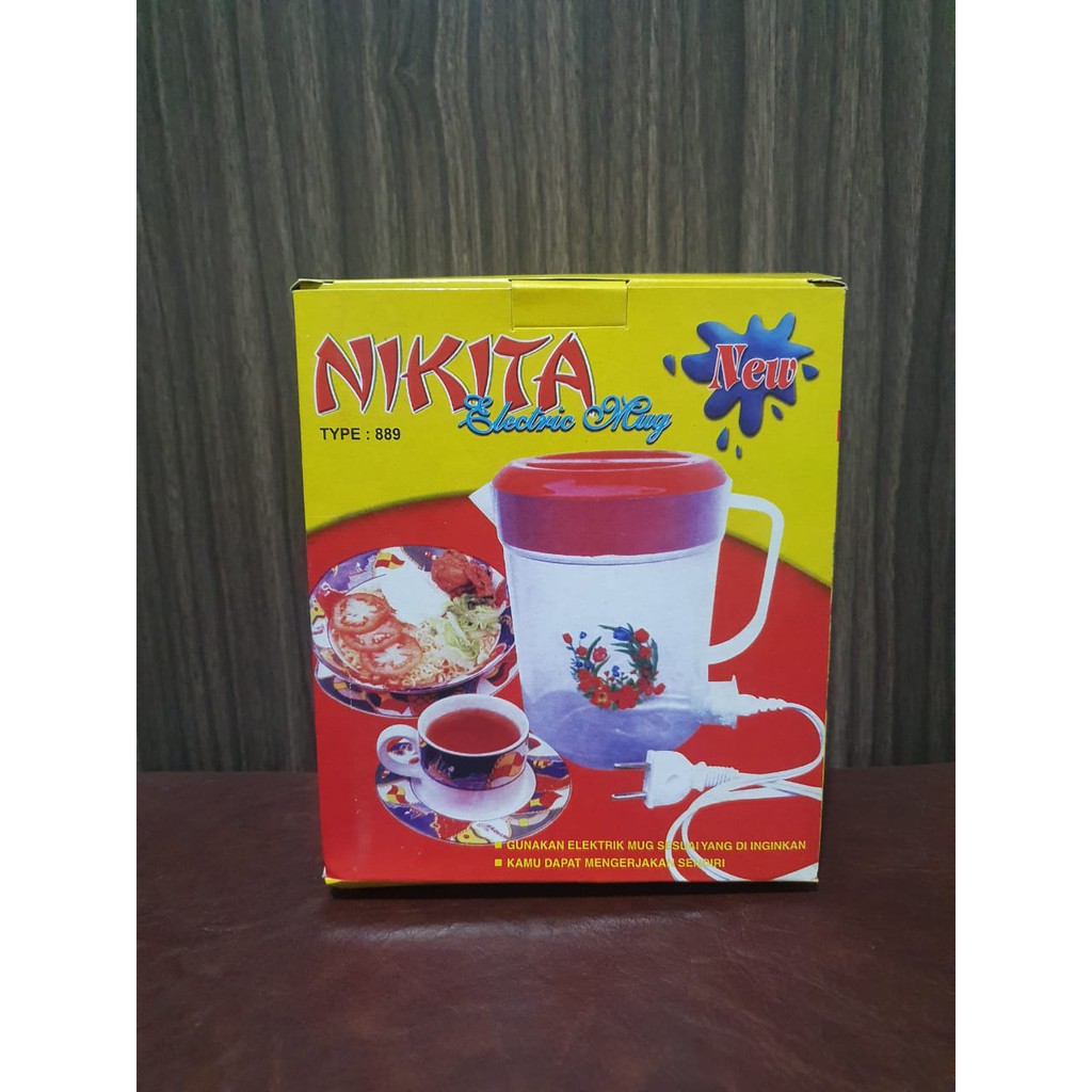 [1.5 L] Teko Listrik Plastik Nikita Teko Pemanas Air Electric Mug Ukuran 1.5 Liter Random Colour