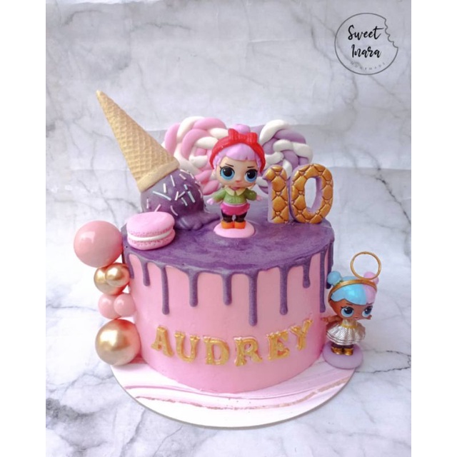 

KUE ULANG TAHUN LOL/ LOL BIRTHDAY CAKE 18CM
