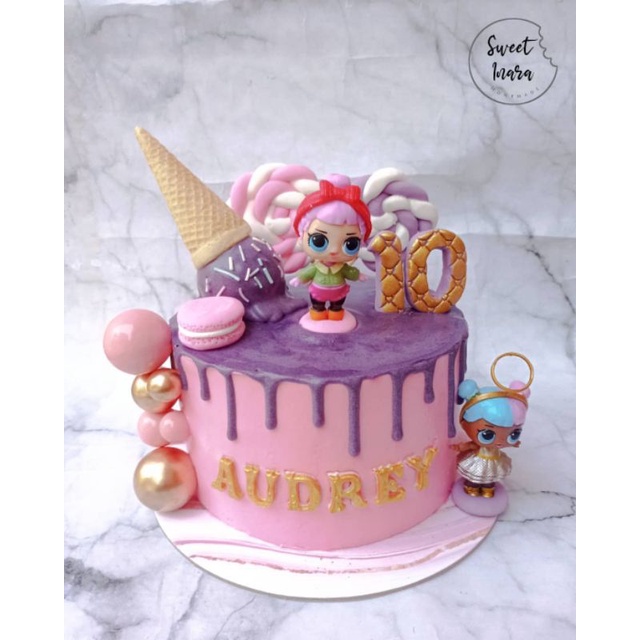 KUE ULANG TAHUN LOL/ LOL BIRTHDAY CAKE 18CM