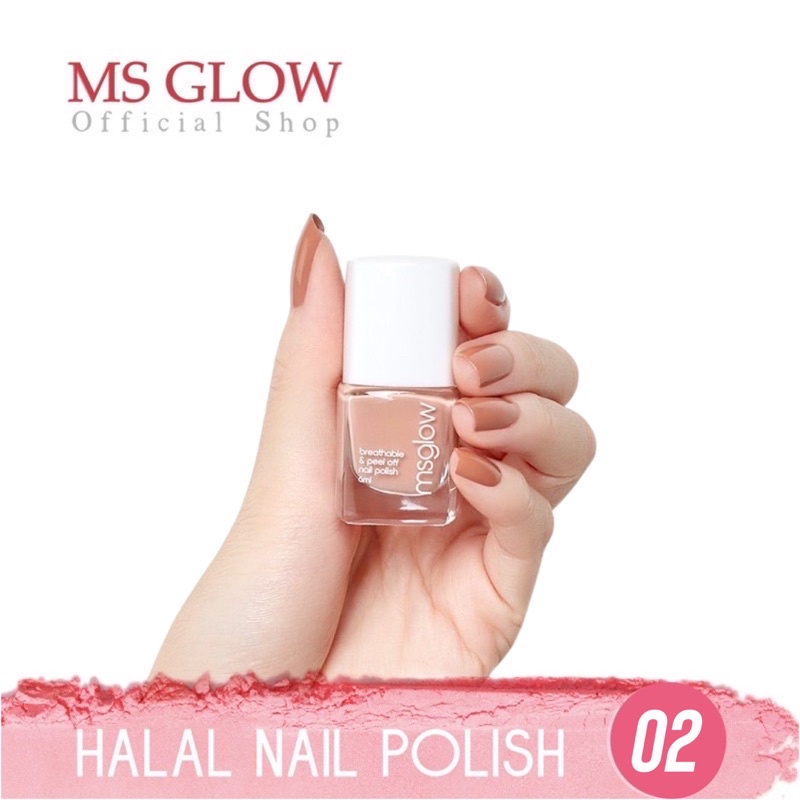 MS GLOW NAIL POLISH NO. 02 MS GLOW