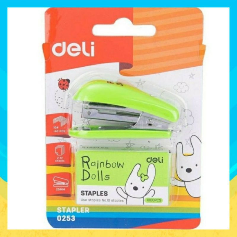 

stapler 15sheets,#10 bahan metal tahan ektra lama E0253
