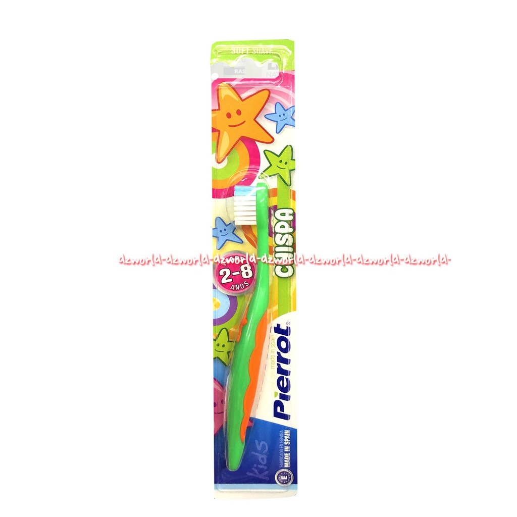 Pierrot Chispa Toothbrush Kids 2-8y Soft Shave Sikat Gigi Untuk Anak Pierot