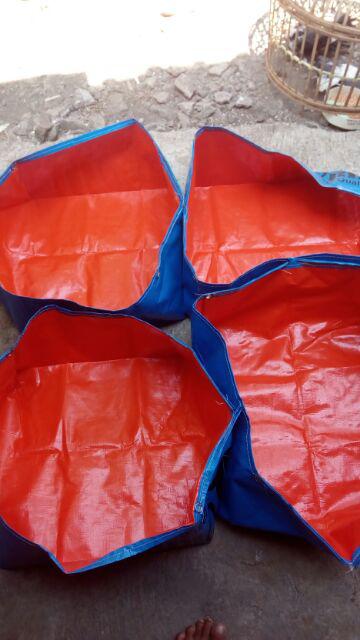 Terpal Kolam Ikan 50x50x25 Cm 4kolam