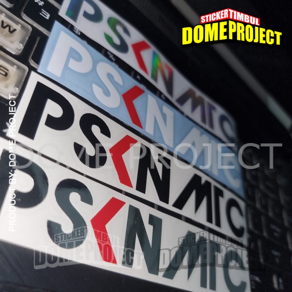 STIKER CUTTING DECAL HELM MOTOR KACA MOBIL LOGO PSKN MTC STICKER  AKSESORIS SCOOPY VARIO BEAT PCX AEROX NMAX AESTHETIC KEREN