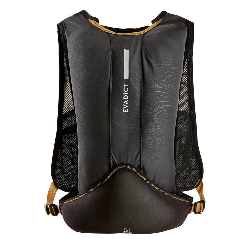 EVADICT Tas Lari Trail 5L Termasuk Kantong Air 1L Trekking Hiking Unisex