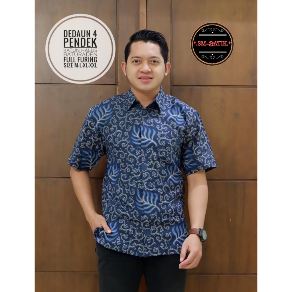 DEDAUN 4 SM BATIKSOLOAMANAH KEMEJA BAJU BATIK PRIA SOLO LENGAN PENDEK PANJANG LAPIS FURING ATASAN BATIK PREMIUM MODERN KATUN HALUS CENDRAWASIH UNGU BANGAU LEMON WISAKA MERAH PARANG KAWIBAWAN PERMANA MERAH BANGAU LEMON PANJI LESMONO NAVY GUNARDO BIMO IJO